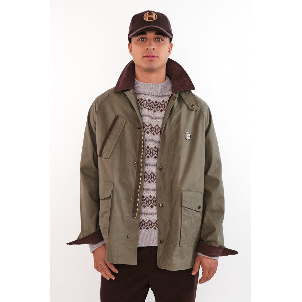 Hést Men TORVALD Jacket Woven Blazer/Jackets 6512Sea Turtle