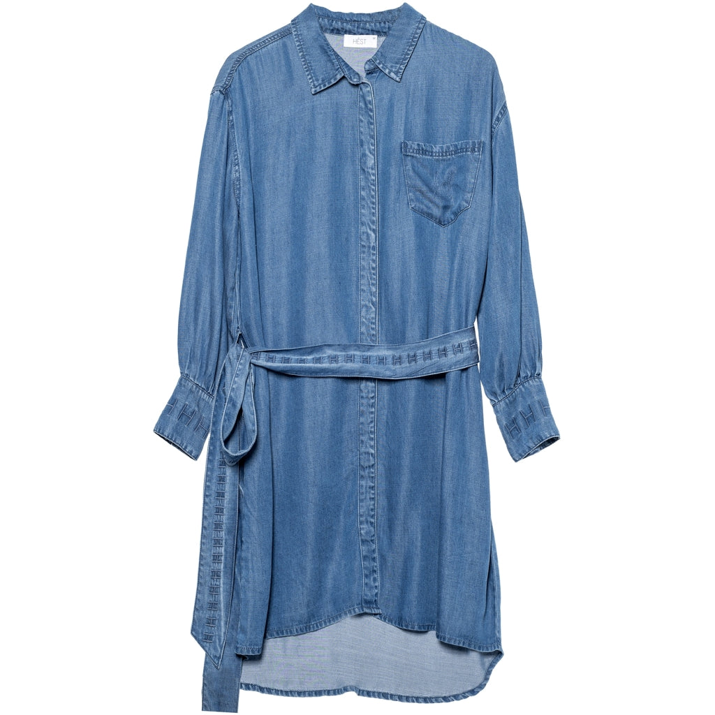 HÉST AS Tilde Dress Woven Skirt/Dress 280 Washed Blue
