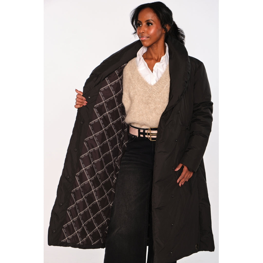 HÉST AS VEDA Coat Outerwear/Vest/Bodyvarmer 9000Jet Black