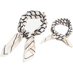 HÉST AS VENICE Scarf Large Silk 9000 Jet Black