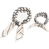 HÉST AS VENICE Scarf Large Silk 9000 Jet Black