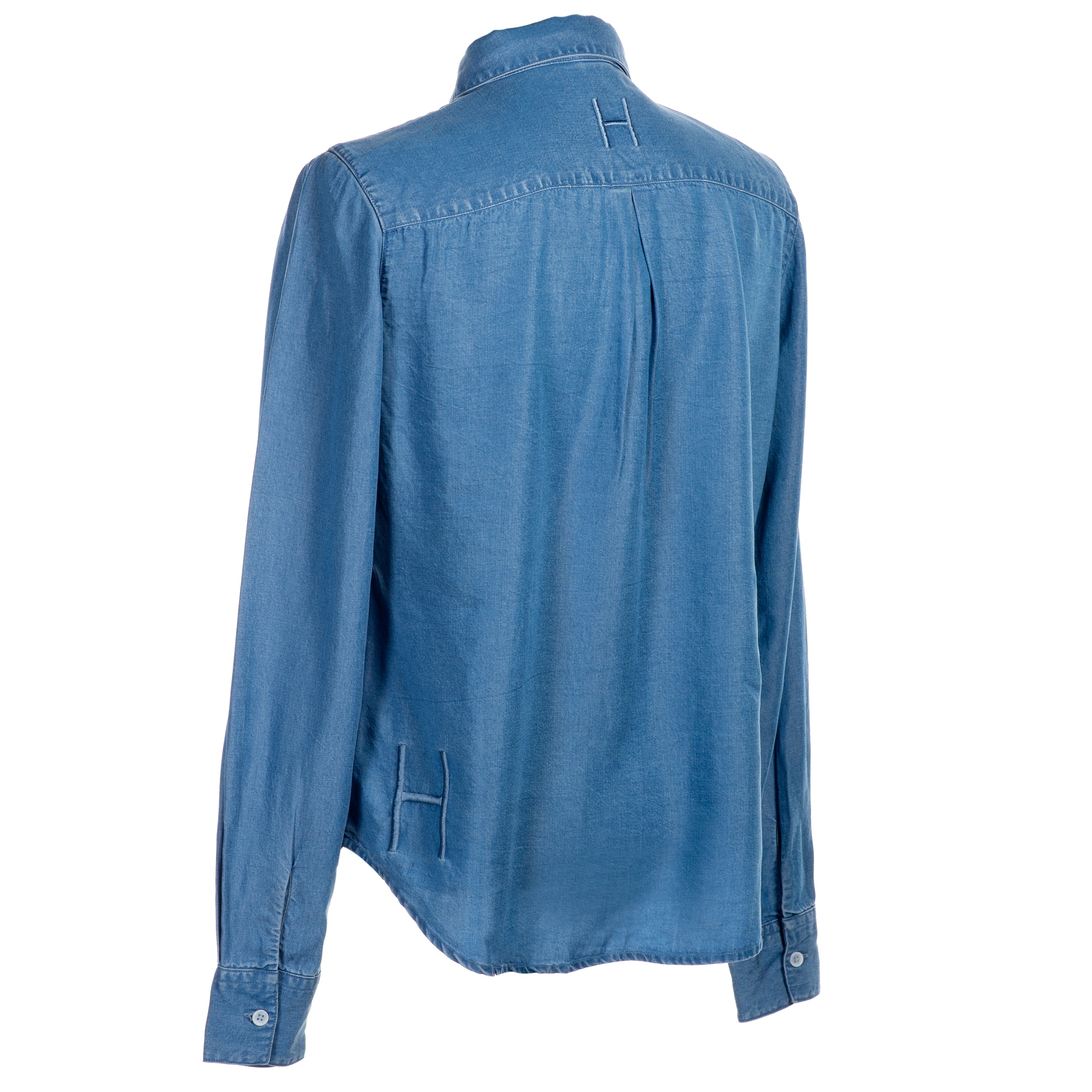 HÉST AS VILJE Shirt Woven Blouse/Top/Shirt 280 Washed Blue