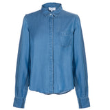 HÉST AS VILJE Shirt Woven Blouse/Top/Shirt 280 Washed Blue