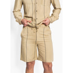 Hést Men VITO Linen Elastic Waist Shorts Woven Pants/Shorts